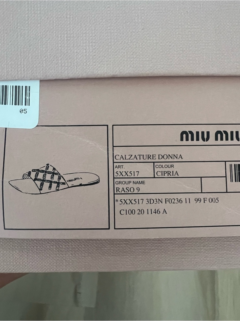 New Miu Miu Blush Pink Jeweled Crystal Slide Sandals Italy Size 39 - Picture 6 of 10